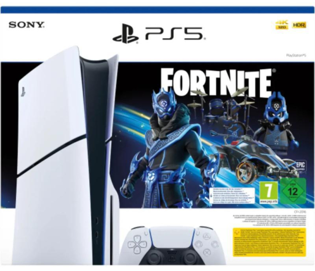 Sony PlayStation 5 Slim (Fortnite Cobalt) - Zestaw Startowy - 1293051 - zdjęcie 5